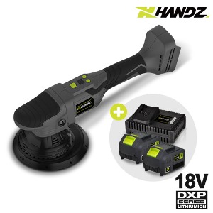 [HANDZ] 핸즈 18V DXP 5인치 DA 무선폴리셔 5.0Ah 세트 2 | HPL-180LB
