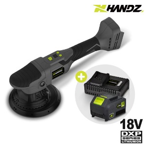 [HANDZ] 핸즈 18V DXP 5인치 DA 무선폴리셔 5.0Ah 세트 | HPL-180LB